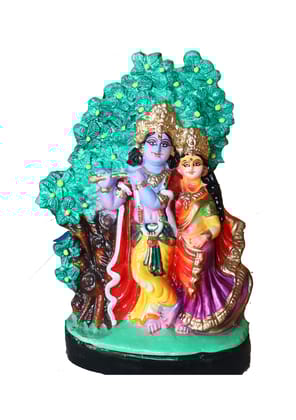 Radha Krishna Statue - Handcrafted Divine Idol