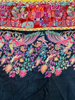 Rajwadi Multicolor Saree – Traditional Rajasthani Motif Drape Rajwadi Multicolor Saree – Traditional Rajasthani Motif Drape