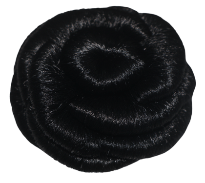 Elegant Black Hair Bun - Instant Chic Updo