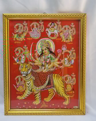 Maa Durga Devi Religious Framed Print