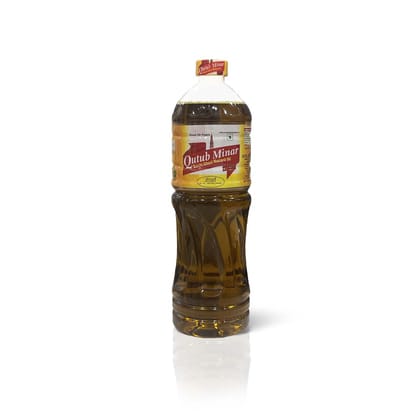 Qutub Minar Kacchi Ghani Mustard Oil - 1 Liter Qutub Minar Kacchi Ghani Mustard Oil - 1 Liter