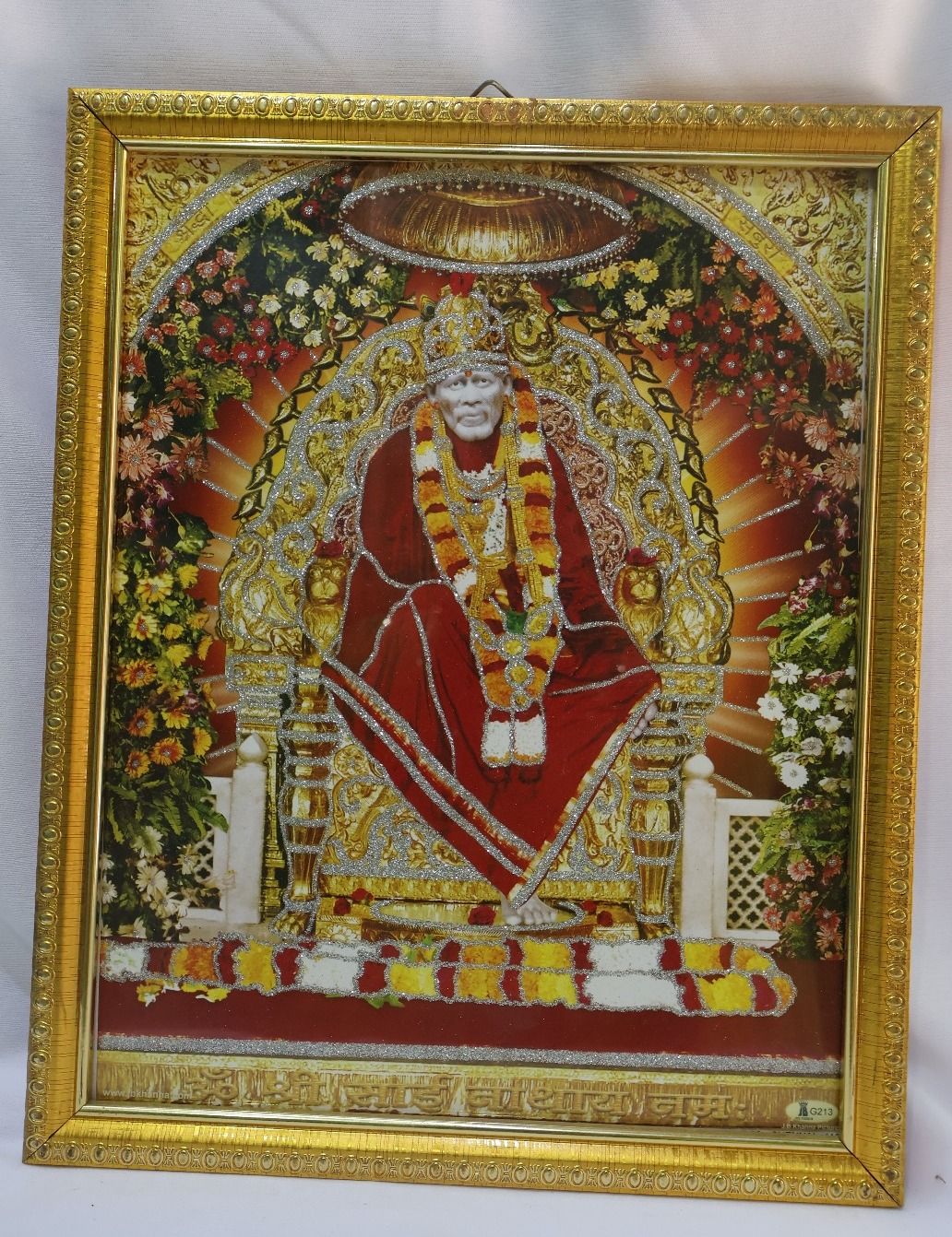 Framed Sai Baba Print