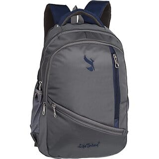 Life Today Large 33 L Laptop Backpack Laptop Bags For Men and Women | Waterproof Backpack | Travel Backpack (Grey)