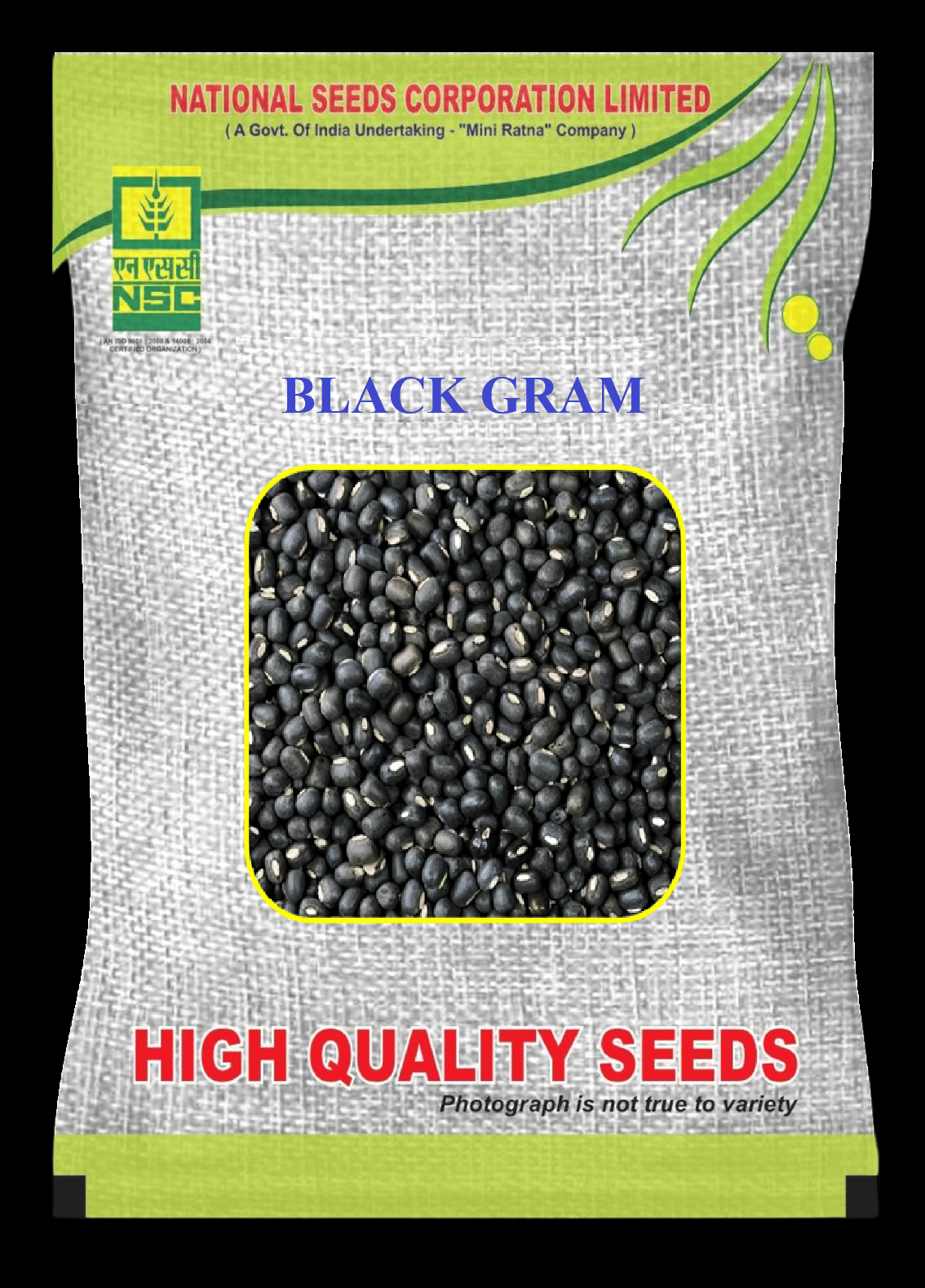 NSC BLACK GRAM DBGV-5 CERTIFIED SEEDS-5 KG