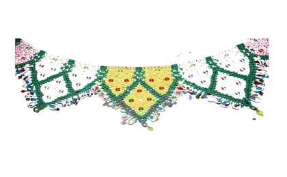 Handmade Beaded Toran Door Hanging for Home Decor