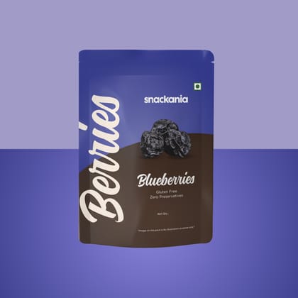 Snackania Blueberry | Dried Blueberry Plum Dry Fruits | Sweet and Delicious | Healthy Snack 230 Gram Snackania Blueberry | Dried Blueberry Plum Dry Fruits | Sweet and Delicious | Healthy Snack 230 Gram