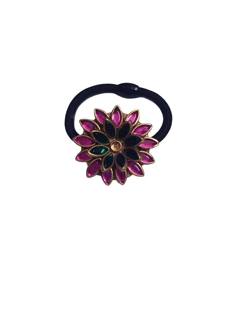 Floral Embellished Hair Tie