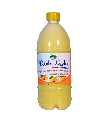 Rich Looks Lemon Perfumed Herbal Phenyle - Home Cleaner