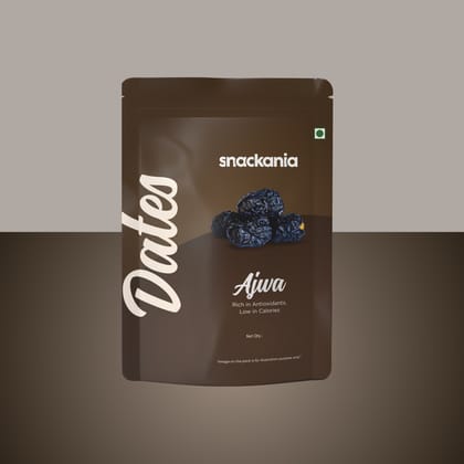 Snackania Ajwa Dates I Healthy & Nutritious Soft Khajoor I Rich In Antioxidants, Vitamins And Minerals 480 Gram Snackania Ajwa Dates I Healthy & Nutritious Soft Khajoor I Rich In Antioxidants, Vitamins And Minerals 480 Gram