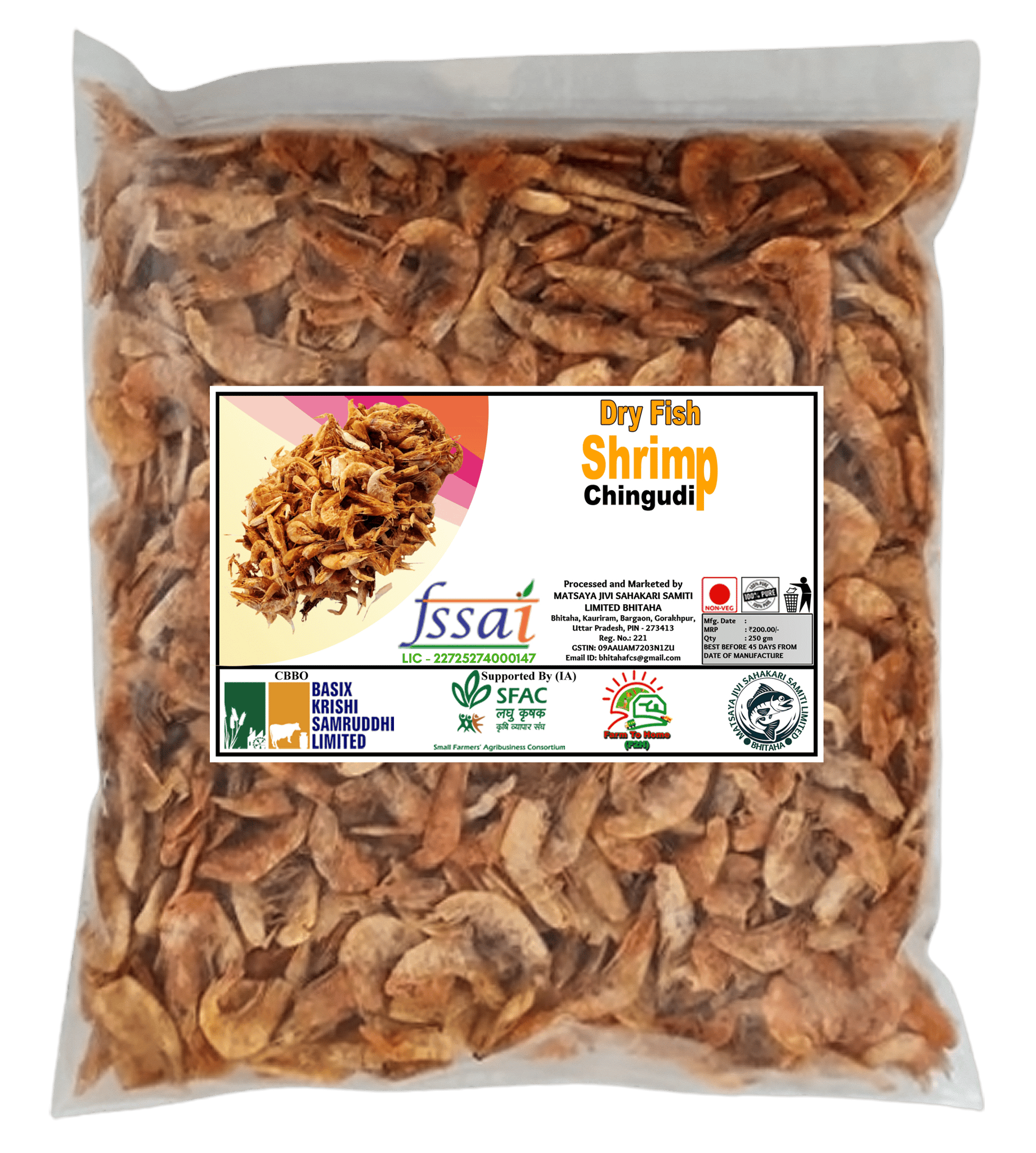 Dry Fish | Shrimp | Chingudi - 250gm