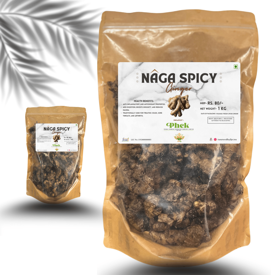 Naga Spicy Ginger - 1 KG Pack | Authentic & Flavorful