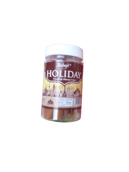 Balaji HOLIDAY Premium Dhoop Sticks Jar (120 gms)