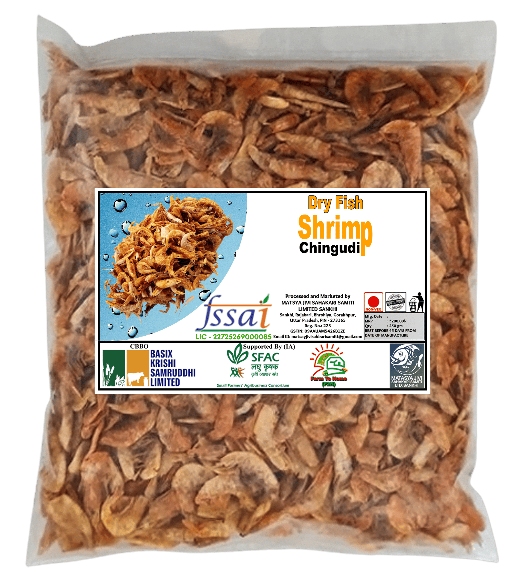 Dry Fish | Shrimp | Chingudi - 250gm