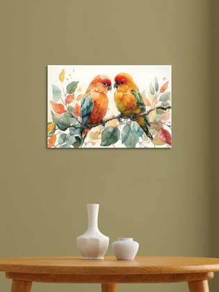 WHISPERS OF AFFECTION WALLART 24in X 16in WITH BLACK FRAME WHISPERS OF AFFECTION WALLART 24in X 16in WITH BLACK FRAME