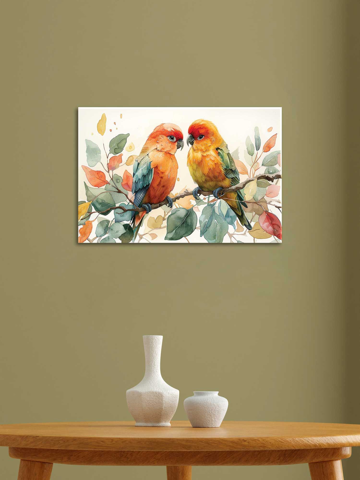 WHISPERS OF AFFECTION WALLART 24in X 16in WITH BLACK FRAME