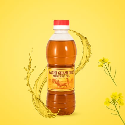 🌾Haldhaarak Mustard Oil | No Preservatives | No Additives | 100% Natural Kachighani