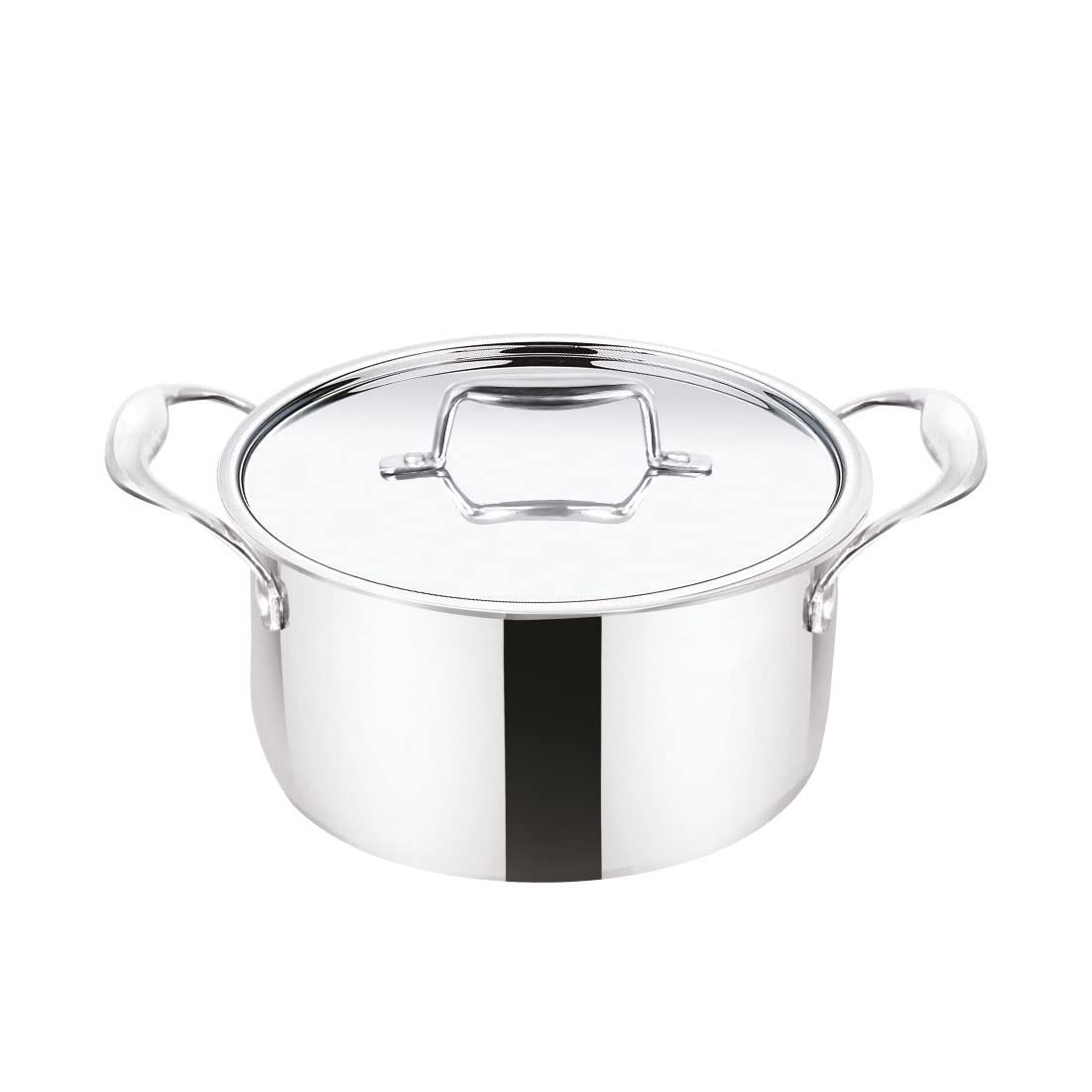 Baltra Triply 2.5 LTR Cook & Serve Casserole with Stainless Steel Lid 18 CM