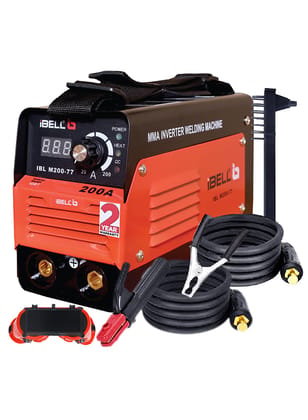 iBELL M200-77BC Inverter ARC Welding Machine 200A | Adjustable Hot Start & Arc Force | Portable IGBT Welder with Anti-Stick | 220V ±15% | Supports 1-4mm Electrodes iBELL M200-77BC Inverter ARC Welding Machine 200A | Adjustable Hot Start & Arc Force | Portable IGBT Welder with Anti-Stick | 220V ±15% | Supports 1-4mm Electrodes