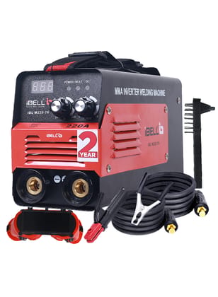 iBELL M220-76 Inverter ARC Welding Machine 220A | Built-in Hot Start, Anti-Stick & Adjustable Arc Force | Heavy Duty IGBT Welder | 220V ±15% | Supports 1-5mm Electrodes iBELL M220-76 Inverter ARC Welding Machine 220A | Built-in Hot Start, Anti-Stick & Adjustable Arc Force | Heavy Duty IGBT Welder | 220V ±15% | Supports 1-5mm Electrodes