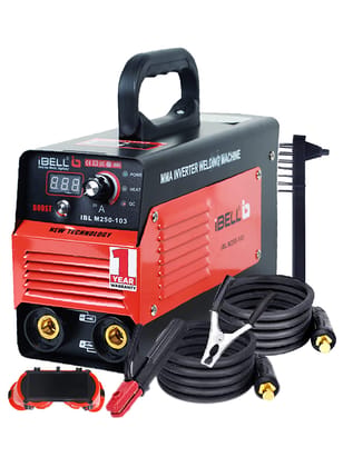 iBELL M250-103 ARC Welding Machine 250A | Power Boost IGBT Inverter Welder | Hot Start, Arc Force, Anti-Stick | 1–5mm Electrodes | 220V ±15% iBELL M250-103 ARC Welding Machine 250A | Power Boost IGBT Inverter Welder | Hot Start, Arc Force, Anti-Stick | 1–5mm Electrodes | 220V ±15%