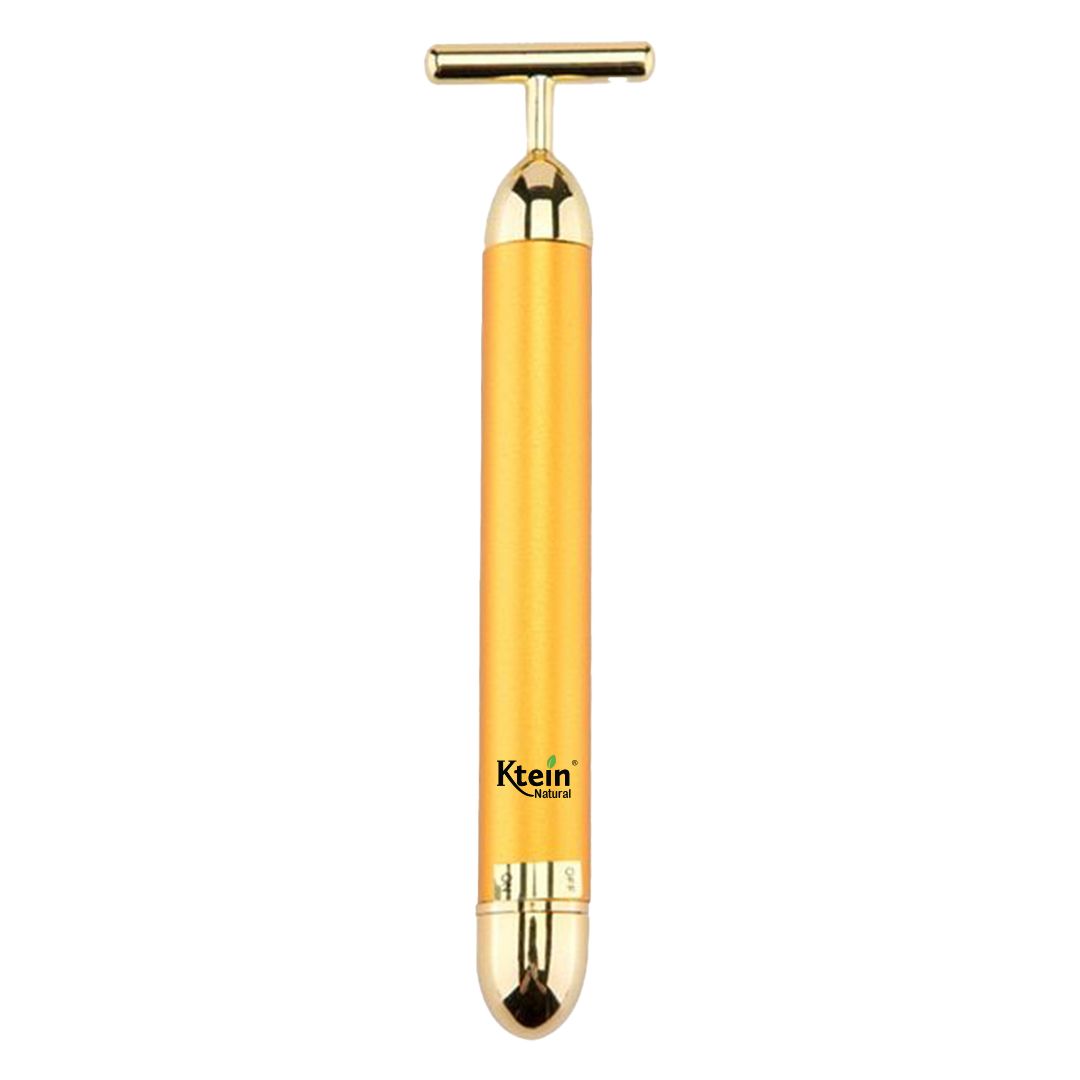 Ktein Golden Glow Pro Massager – Electric Vibration Face Massager