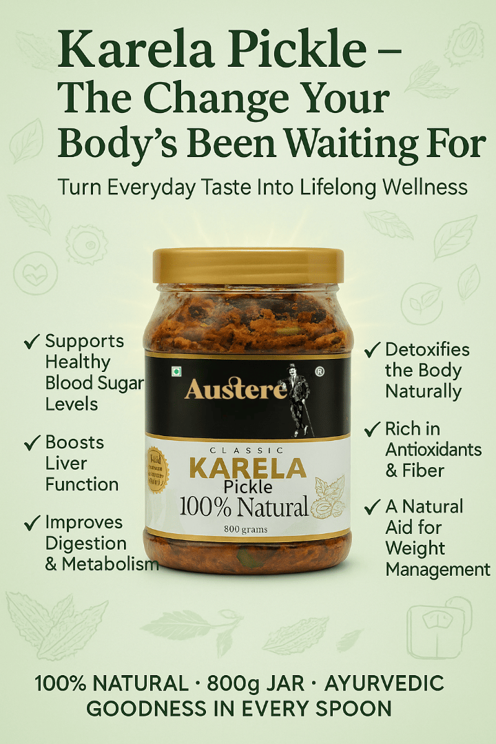 KARELA PICKLE/ ORGANIC/ TASTY AND HEALTHY