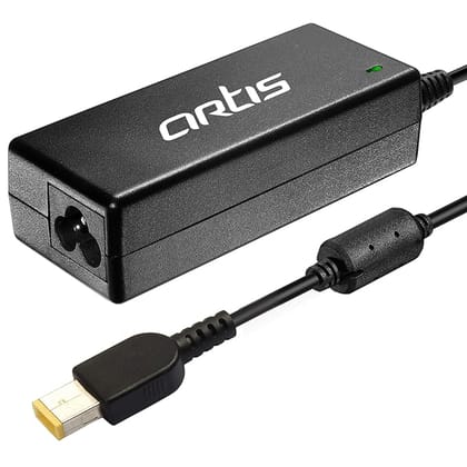 Artis AR0506 65Watt Laptop Charger/Adapter  Compatible with Lenovo Laptops (20V/3.25A, 65Watt) (USB Pin) (BIS Certified