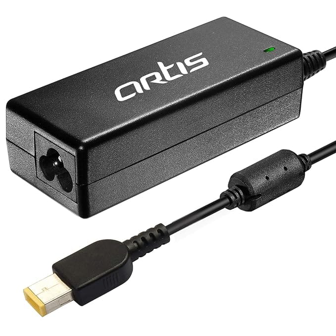 Artis AR0506 65Watt Laptop Charger/Adapter  Compatible with Lenovo Laptops (20V/3.25A, 65Watt) (USB Pin) (BIS Certified