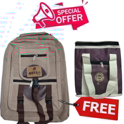 Cotton School Bag Set 01