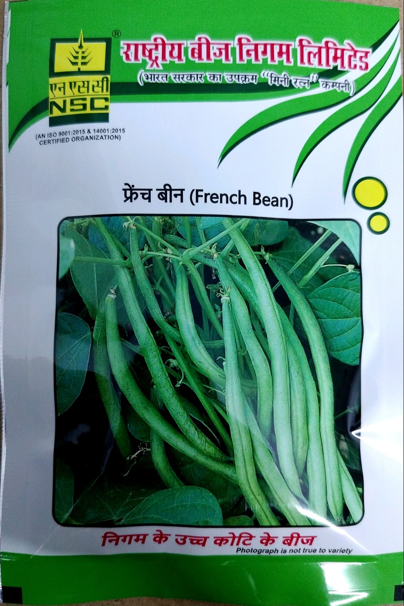 NSC French Bean Seeds - Variety: Contender, 50gm