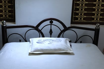 Elegant  Embroidered Pillow - Premium Comfort
