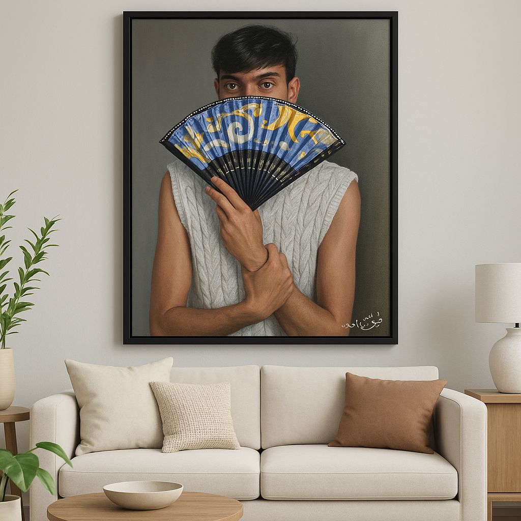 Whispers of Van Gogh – Portrait with Fan