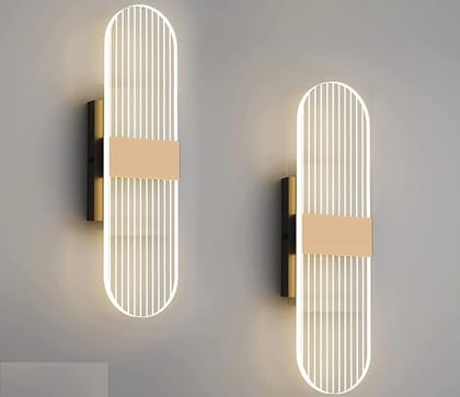 Pack of 2 Modern LED 15watt Round Shape Nordic Sconce Transparent Indoor Home Acrylic Wall Lamp - Warm White (2, Round Shape) Pack of 2 Modern LED 15watt Round Shape Nordic Sconce Transparent Indoor Home Acrylic Wall Lamp - Warm White (2, Round Shape)