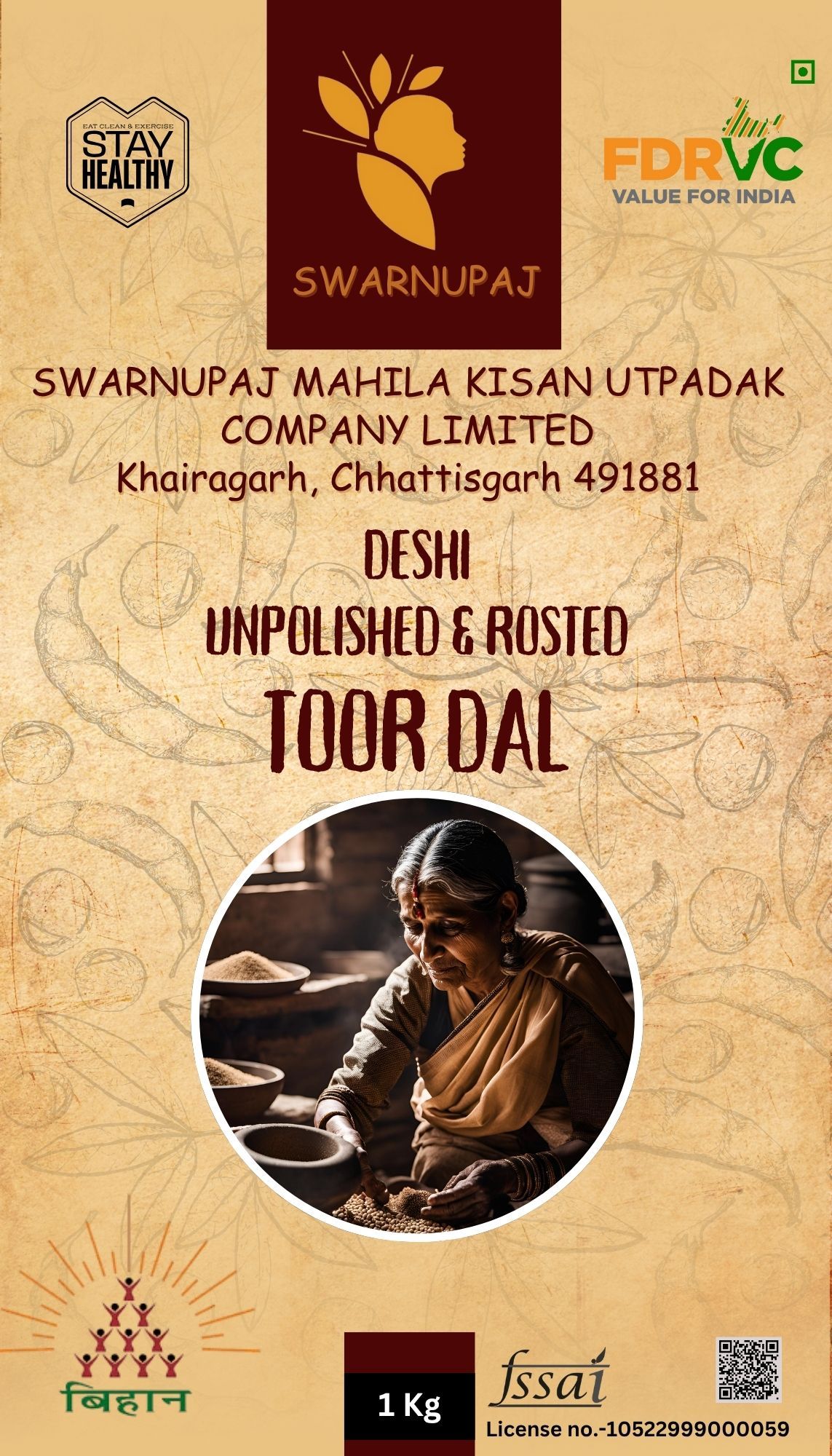 Rosted Toor Dal