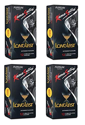 Kama Sutra Long-Lasting Climax Delaying Condoms 12s (4x12)