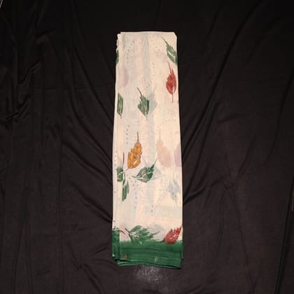 Elegant Leaf Printed Saree - Stylish Ethnic Wear