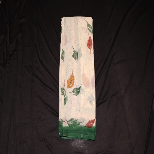 Elegant Leaf Printed Saree - Stylish Ethnic Wear