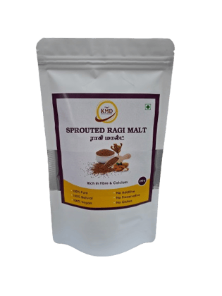 KMD Sprouted Ragi Malt - 250g | Rich in Fibre & Calcium