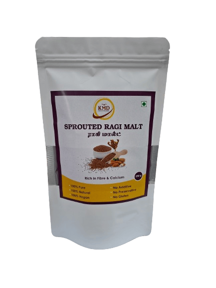 KMD Sprouted Ragi Malt - 250g | Rich in Fibre & Calcium