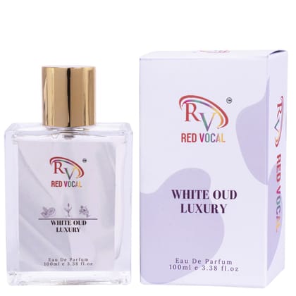 Red Vocal White Oud Luxury Eau De Parfum – 100ml | Long-Lasting Unisex Fragrance with Oriental Elegance