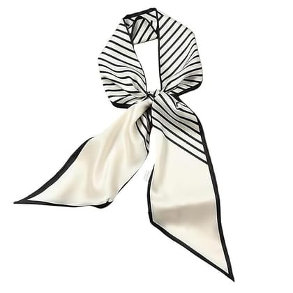 Silk Neck Scarf for Women, Stylish Satin Scarves for Suit, Blazers, Shirts, Ideal Neckerchief for Casual and Formal Wear