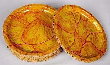 Leaf-Shaped Biodegradable Plates - Eco-Friendly & Elegant