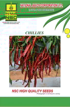 NSC Hyb. Chilli - Arka Meghana ; 10 gms
