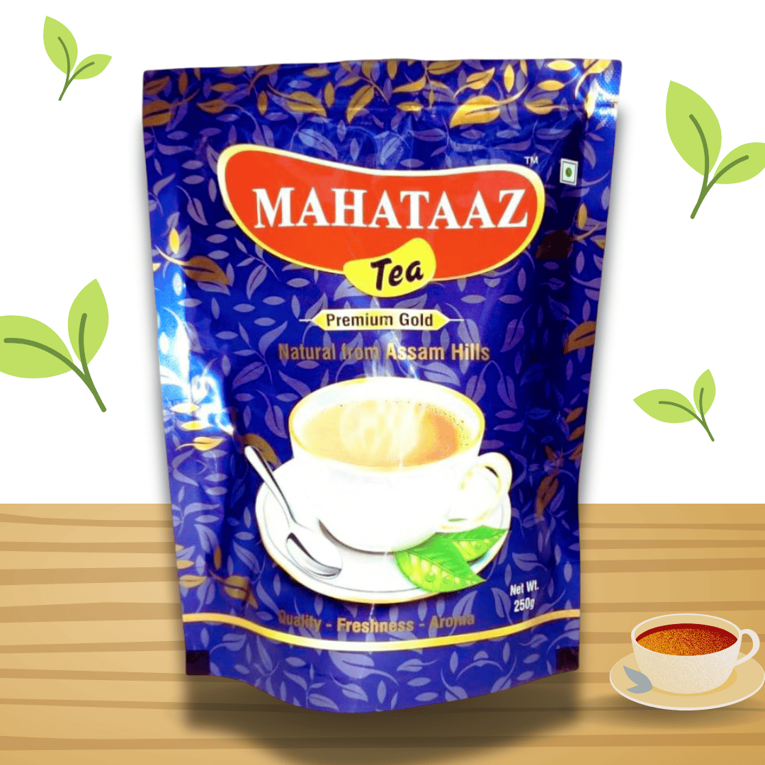MAHATAAZ Premium Gold Tea - Natural Assam Hills - 250g