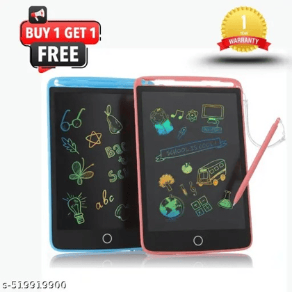 Educational LCD writing tablet graphics drawing writing tablet for kids Buy 1 Get 1 ( pack of 2 ) Educational LCD writing tablet graphics drawing writing tablet for kids Buy 1 Get 1 ( pack of 2 )