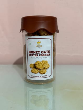 Nectar Pure Honey Oats Butter Cookies - Crunchy Bliss