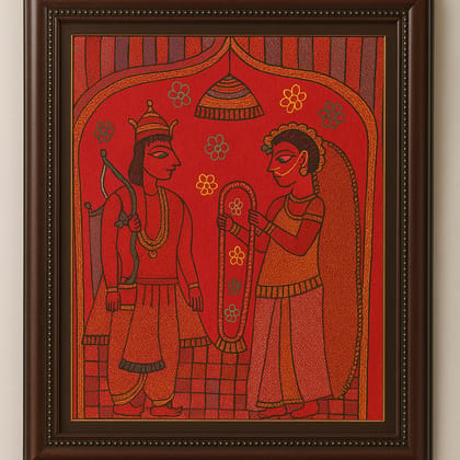Ram Sita Sujani Embroidery Art