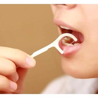 (Pack of 10) Dental Toothpick Flossers Toothpick Cleaners for Oral Care 