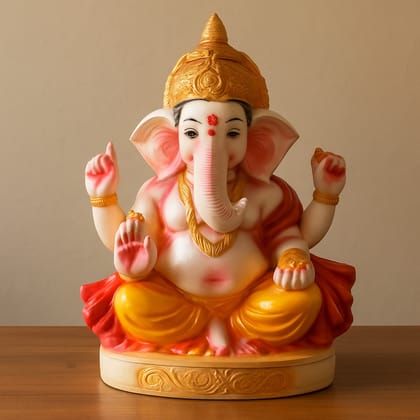 Exquisite Lord Ganesha Idol - made up of Fiber Exquisite Lord Ganesha Idol - made up of Fiber