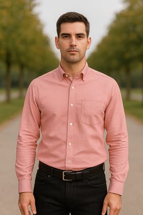 Men's Classic Button-Down Shirt - Versatile & Comfortable Men's Classic Button-Down Shirt - Versatile & Comfortable